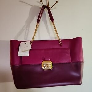 Ted Baker London Crystal & Pearl Lock Shopper Tote
